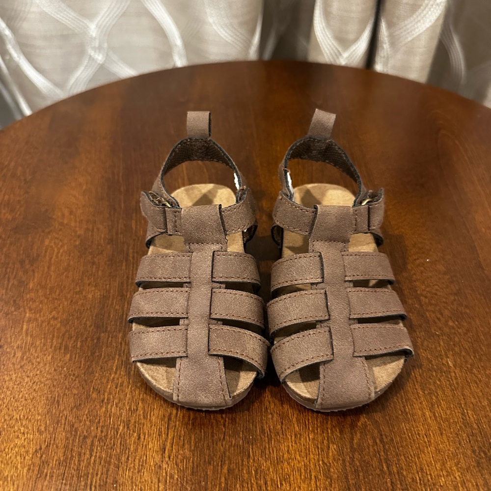 First Steps Kids Brown Sandals